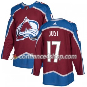 Adidas Maillot de Hockey Colorado Avalanche Tyson Jost 17 2017-2018 Burgundy Authentic - Homme